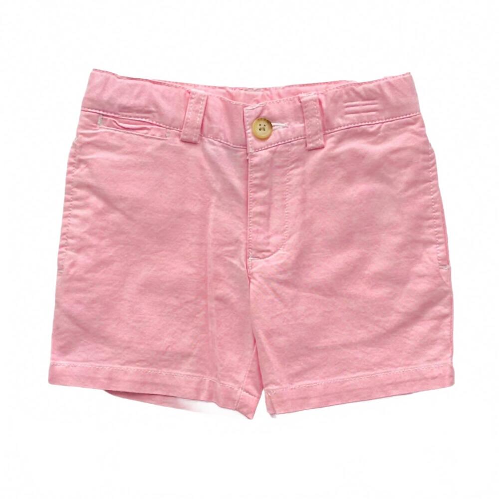 NEW RALPH LAUREN kid's stretch oxford shorts in pink